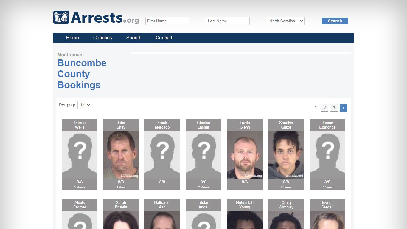 Buncombe County Arrests and Inmate Search